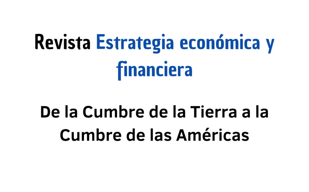 Revista Estrategia económica y financiera