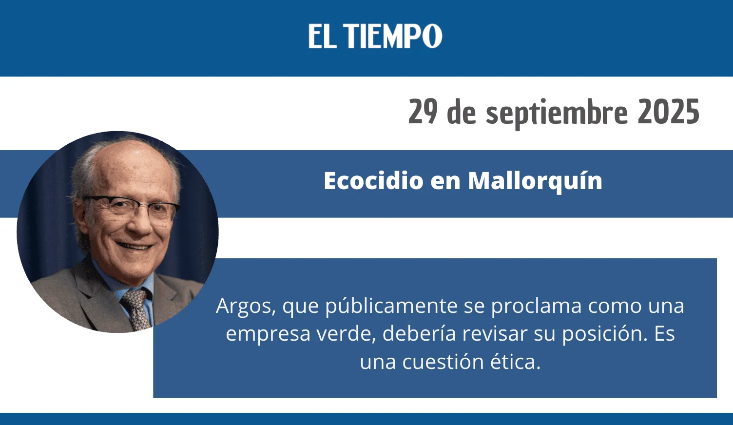Ecocidio en Mallorquín